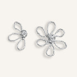 Pendientes 3x1 Olivia plata perla