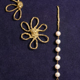 Pendientes 3x1 Olivia oro perla