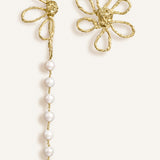 Pendientes 3x1 Olivia oro perla