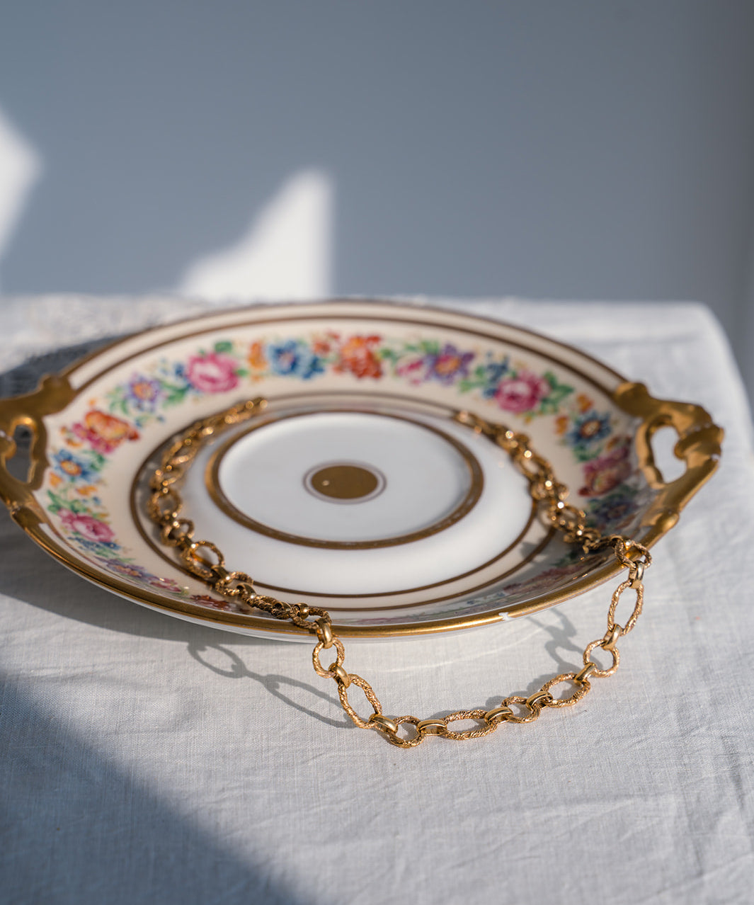 Sonia Folache Cadena Sonia Latón bañado en oro de 18k