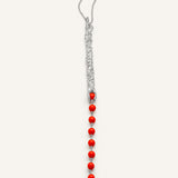 Sonia Folache Colgante Paloma Plata 925 con Coral
