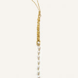 Colgante Paloma oro perla
