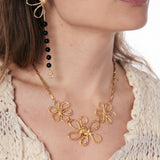 Pendientes Olivia 3x1 Ónix