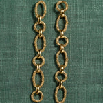 Sonia Folache Pendientes L Sonia  Latón bañado en oro de 18k
