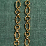 Sonia Folache Pendientes L Sonia  Latón bañado en oro de 18k
