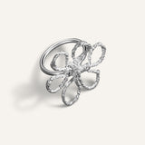 M Olivia silver ring