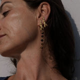 Pendiente Paloma L Ojo de Tigre (Se vende por unidad)