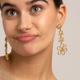 Pendientes Margaritas Olivia oro
