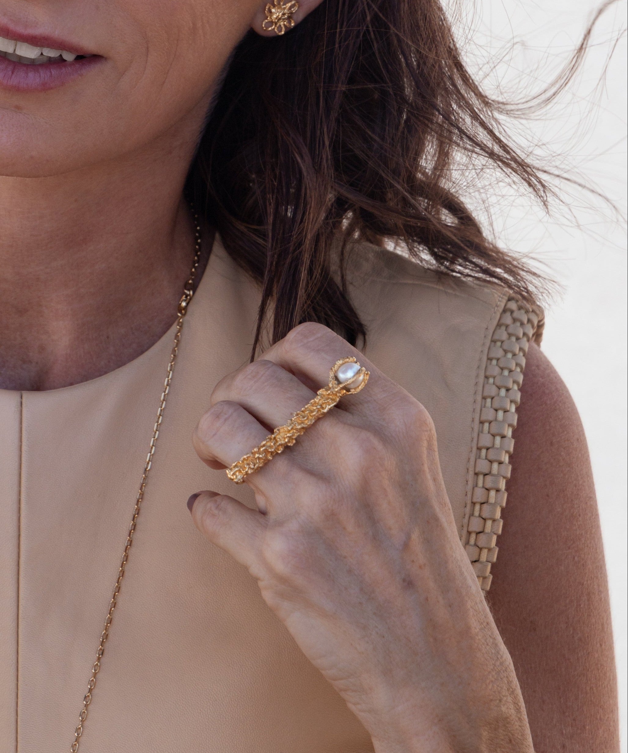Anillo Paloma Perla