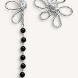 Pendientes Olivia 3x1 Plata Ónix