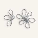 Pendientes Olivia 3x1 Plata Ónix