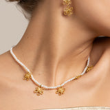 Choker Perlas Olivia oro