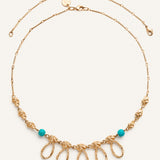 Sonia Folache Collar Macarena II Turquesa