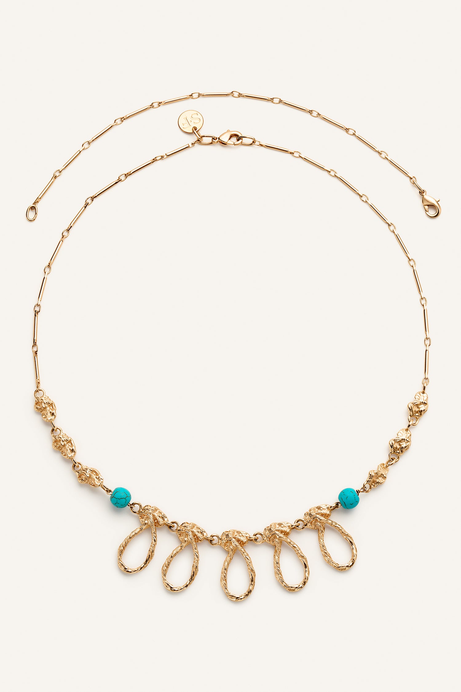 Sonia Folache Collar Macarena II Turquesa