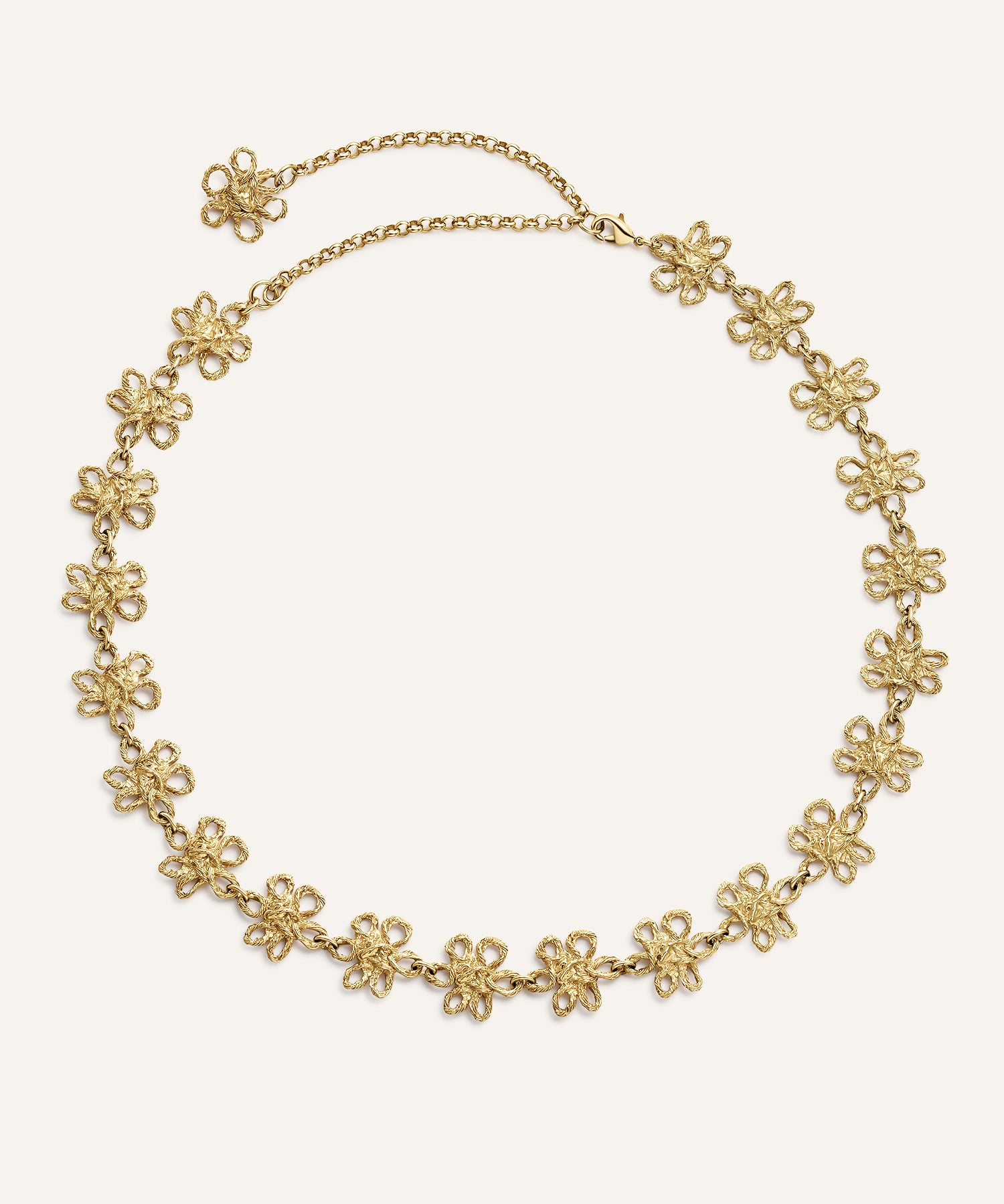 Sonia Folache Choker Olivia Latón bañado en oro de 18k
