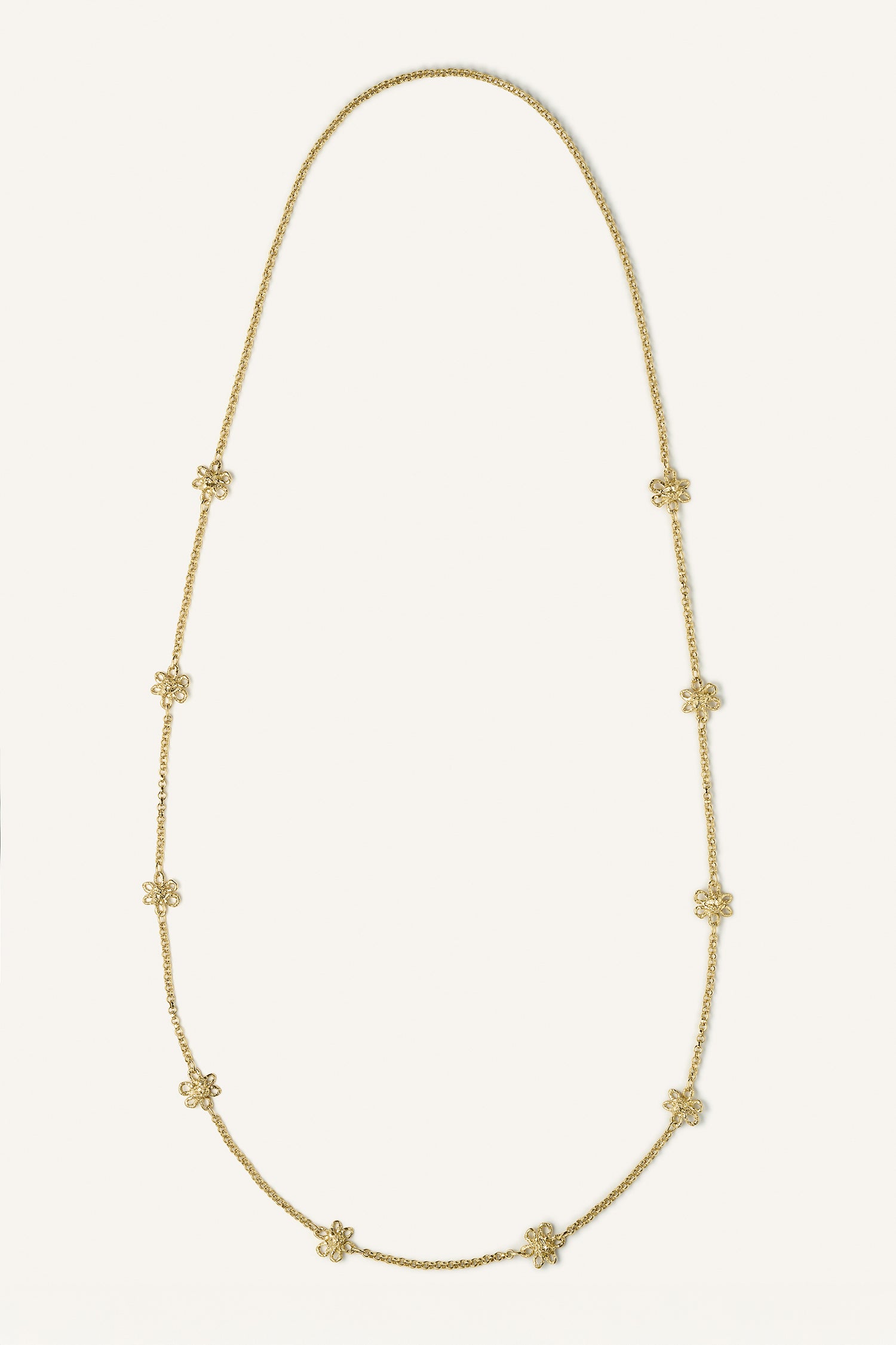 Sonia Folache Collar Olivia Latón bañado en oro de 18k
