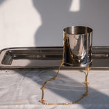 Sonia Folache Collar Olivia Latón bañado en oro de 18k