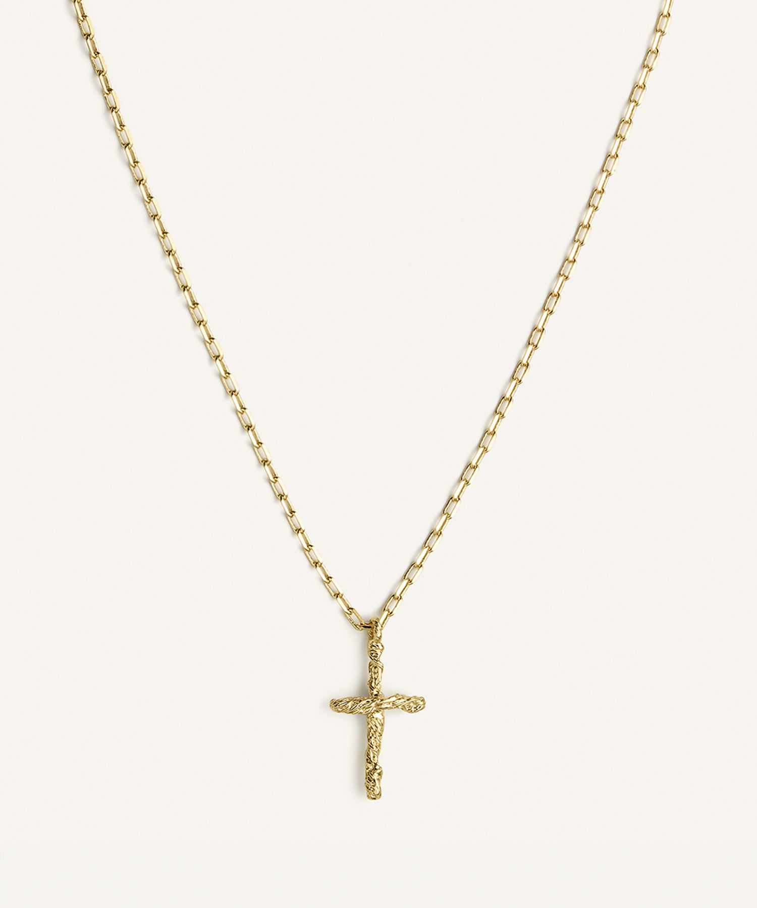 Sonia Folache Cruz Natividad Latón bañado en oro de 18k
