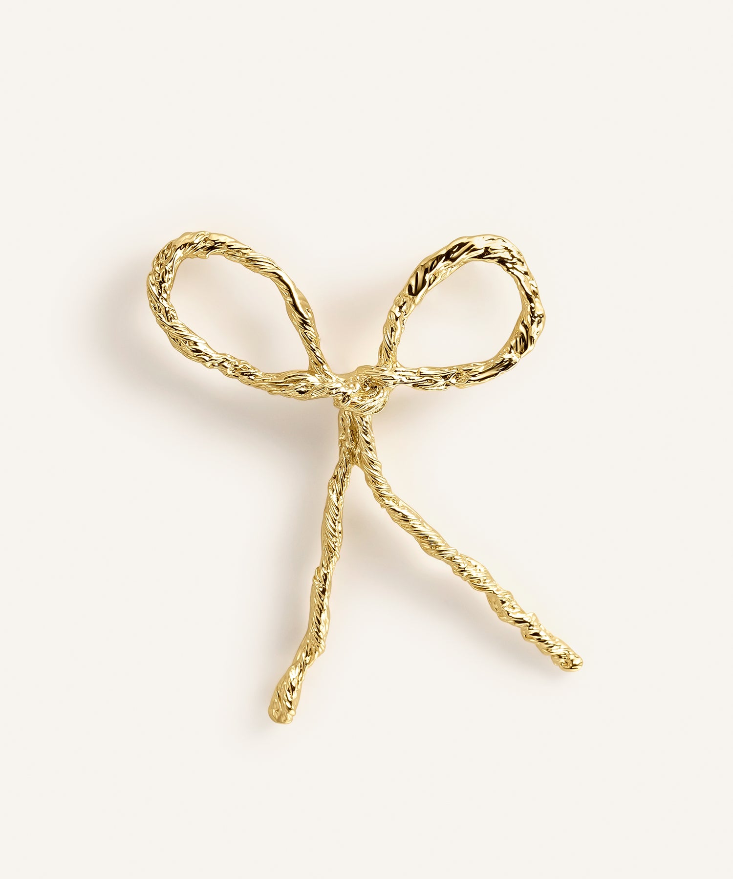 Sonia Folache Pendientes L Amparo Latón bañado en oro de 18k
