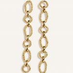 Sonia Folache Pendientes L Sonia  Latón bañado en oro de 18k
