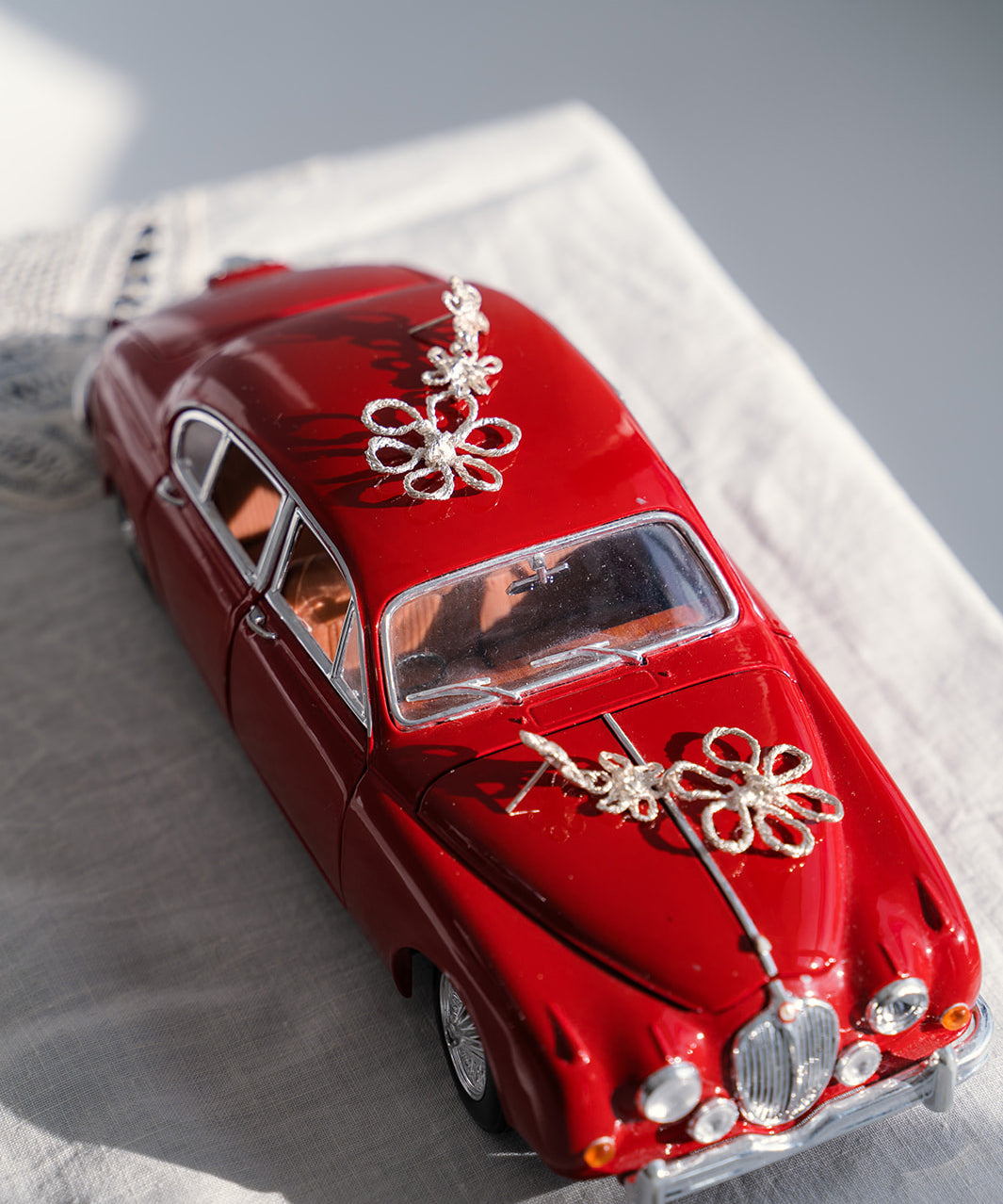 Sonia Folache Pendientes Margaritas Olivia Plata 925
