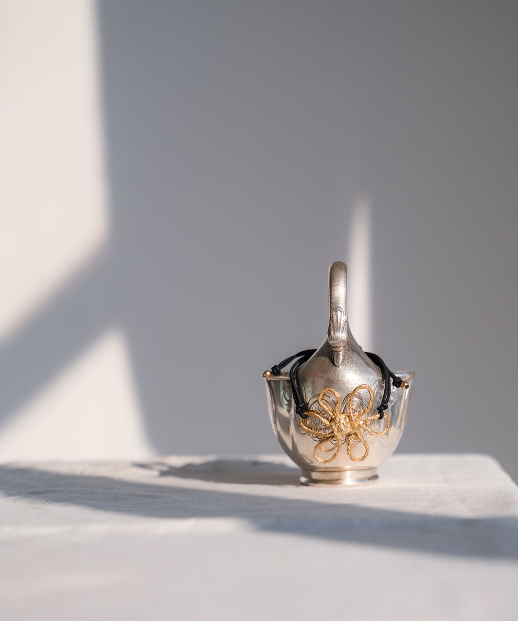 Sonia Folache Pulsera XL Olivia Latón bañado en oro de 18k