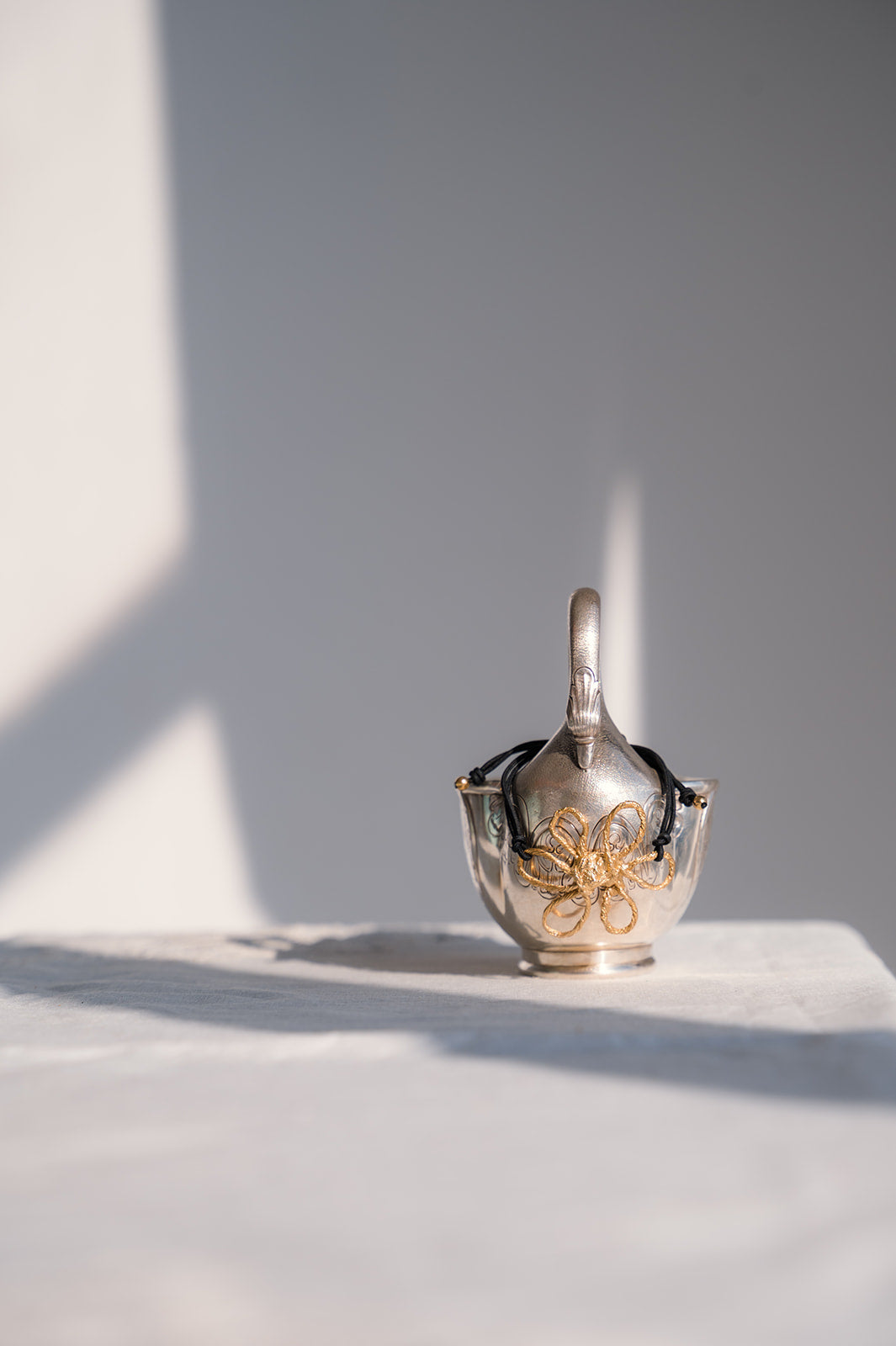 Sonia Folache Pulsera XL Olivia Latón bañado en oro de 18k