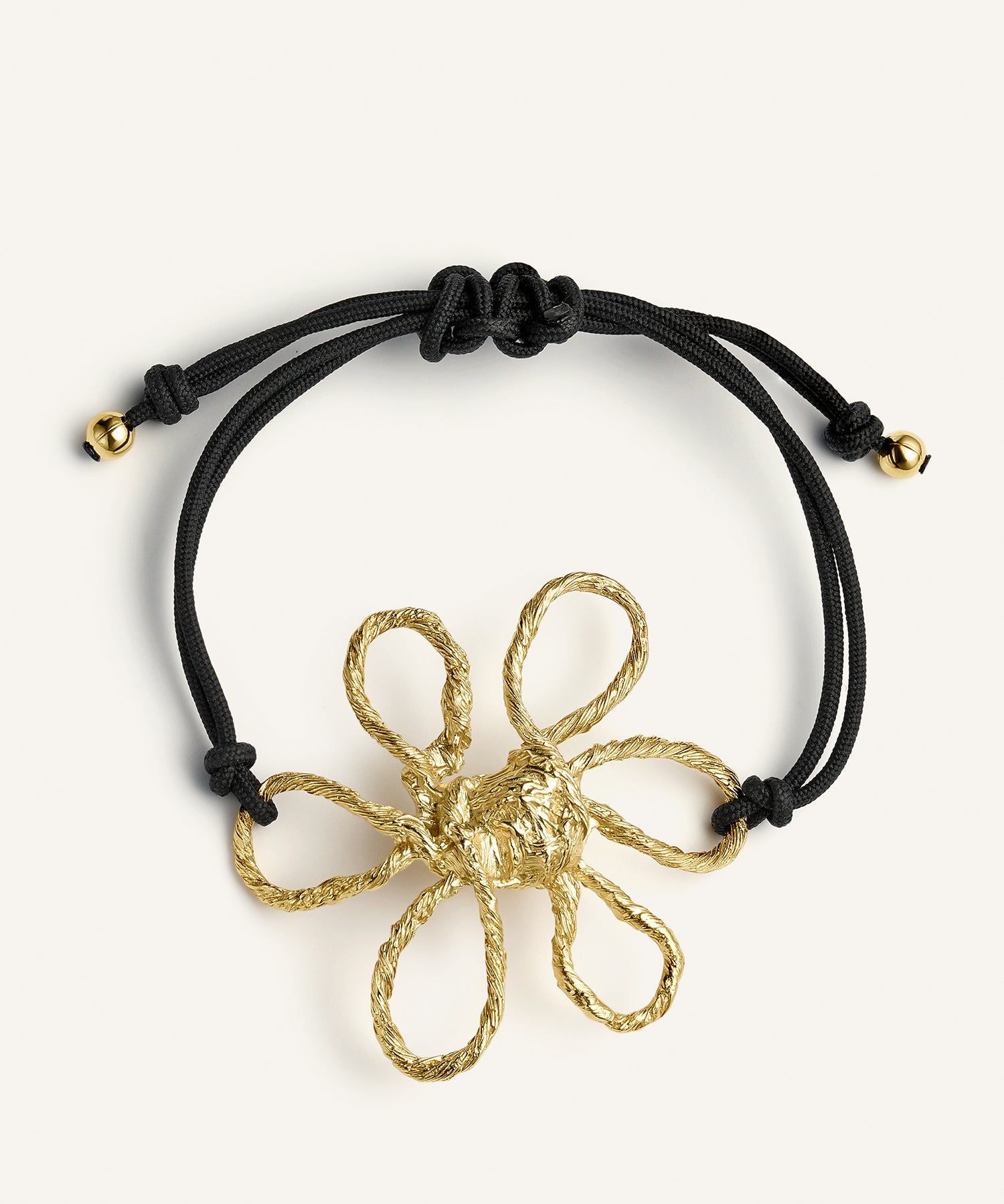 Sonia Folache Pulsera XL Olivia Latón bañado en oro de 18k
