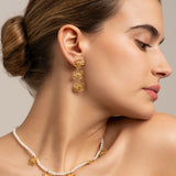 Pendientes Margaritas S Olivia oro